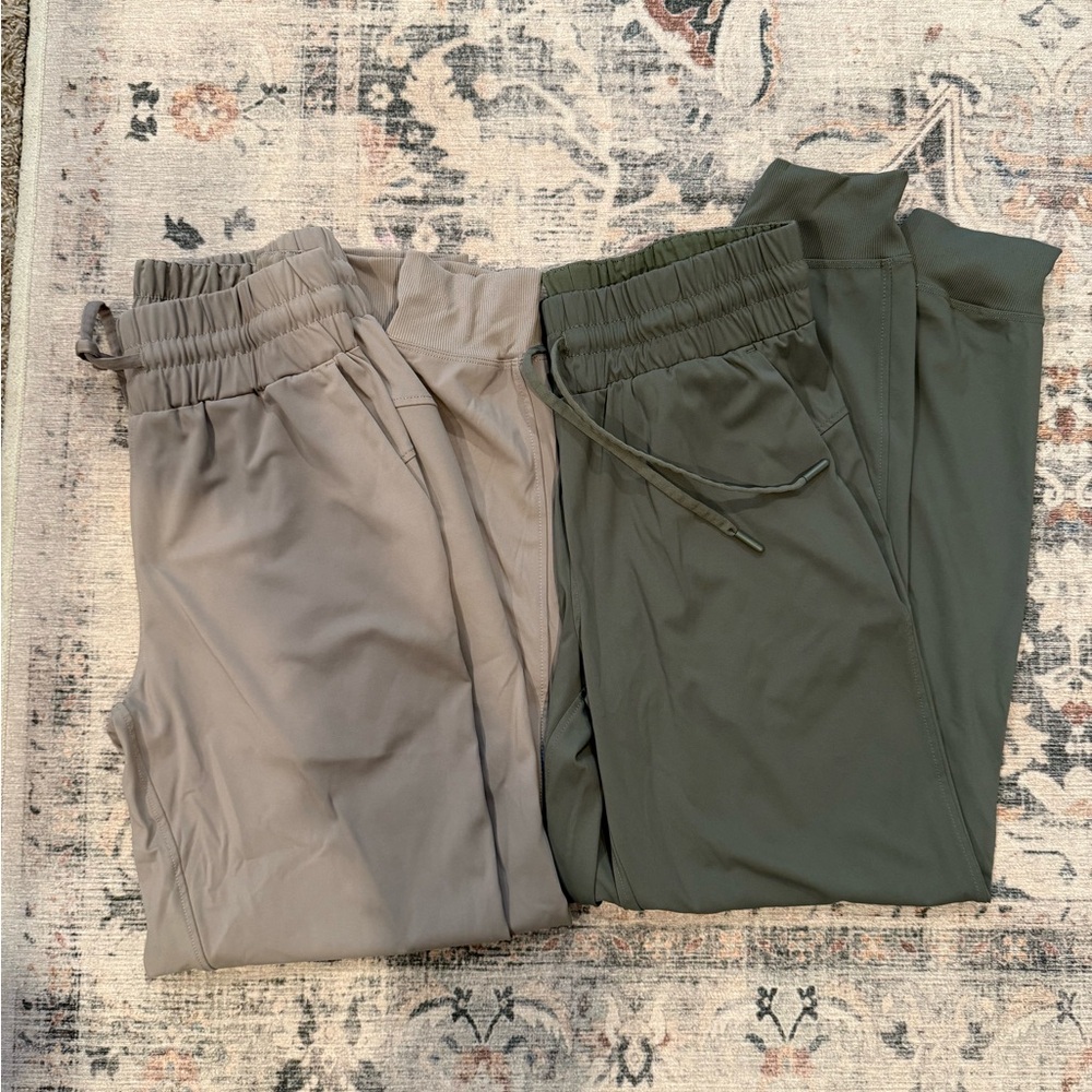 Stylish Tan and Green Joggers